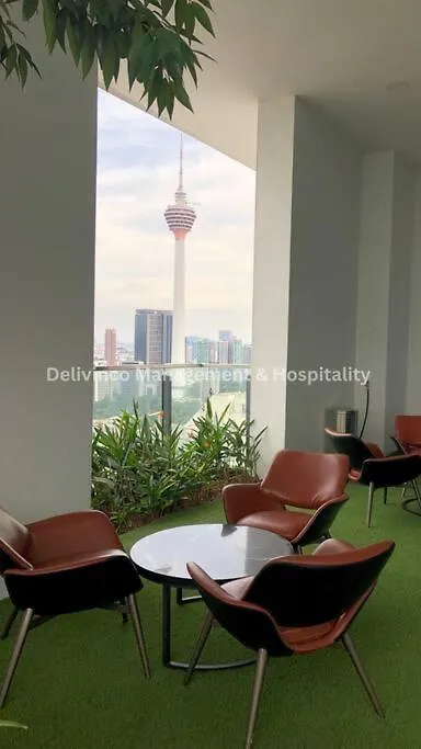 アパート The Luxe Studio - 2 Pax - Kl - Microwave - Fridge クアラルンプール